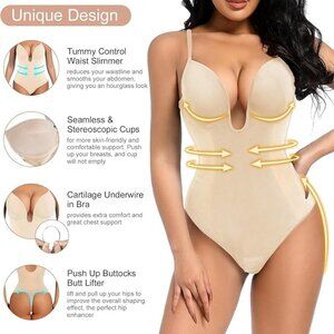 Decorus Women's Low Back Shapewear Tummy Control